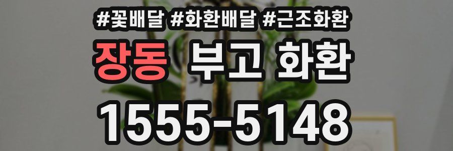 장동 부고 화환