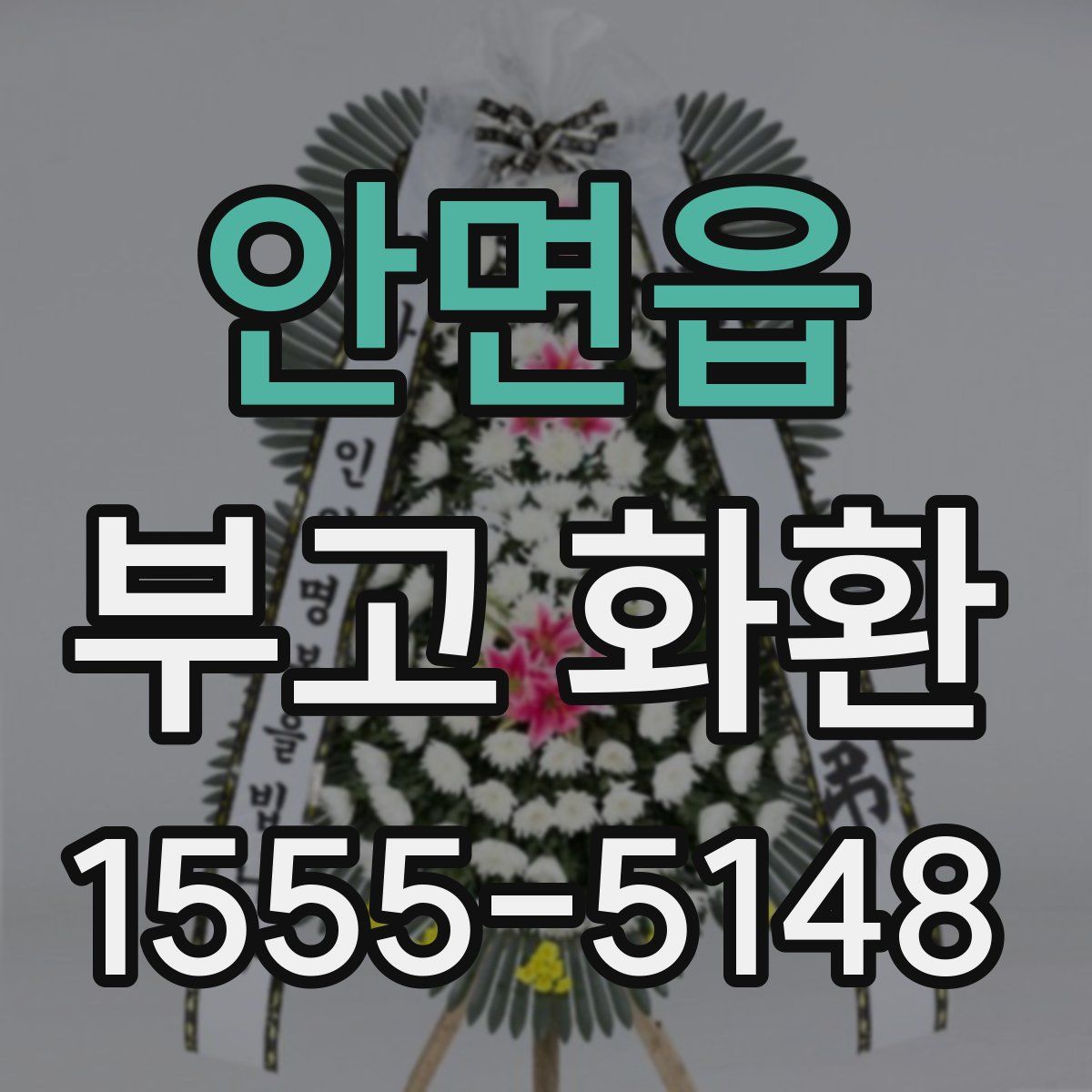 안면읍 부고 화환