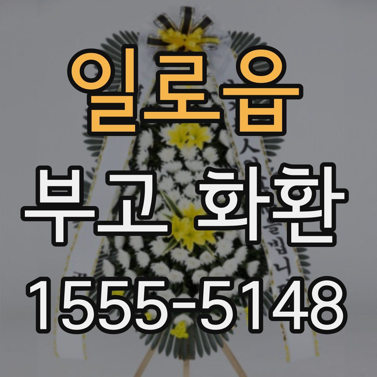 일로읍 부고 화환