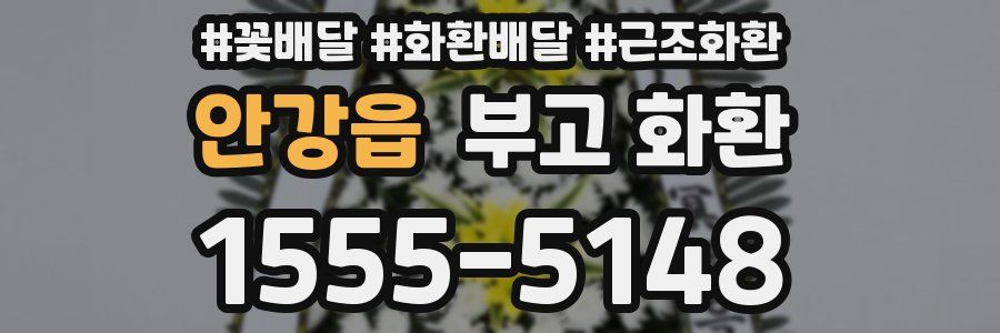 안강읍 부고 화환
