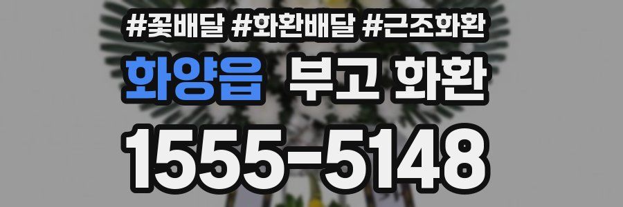화양읍 부고 화환