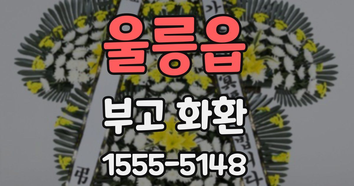 울릉읍 부고 화환