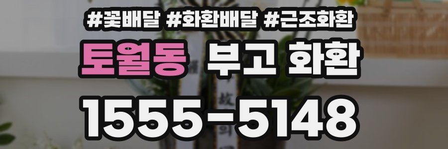 토월동 부고 화환