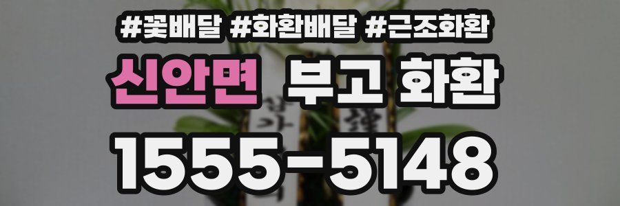신안면 부고 화환