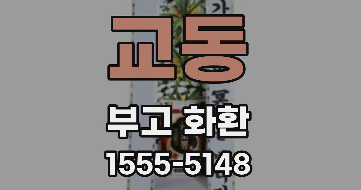 교동 부고 화환