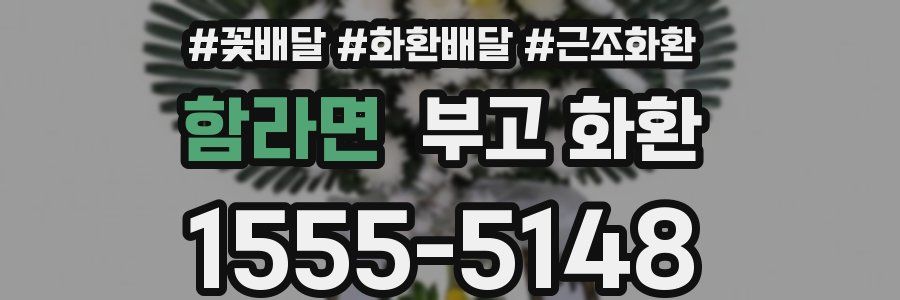 함라면 부고 화환