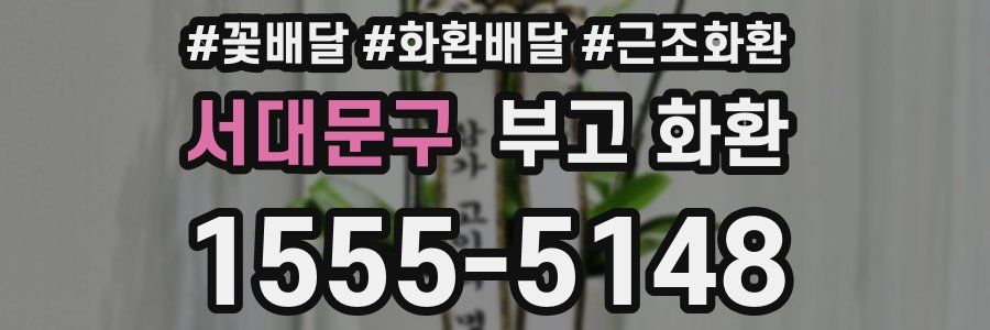 서대문구 부고 화환