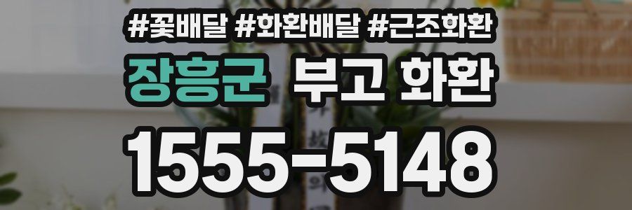 장흥군 부고 화환