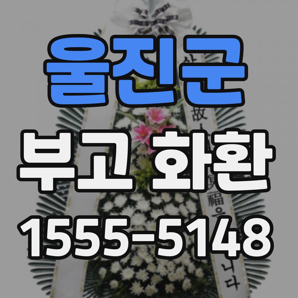 울진군 부고 화환