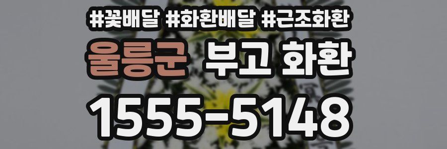 울릉군 부고 화환