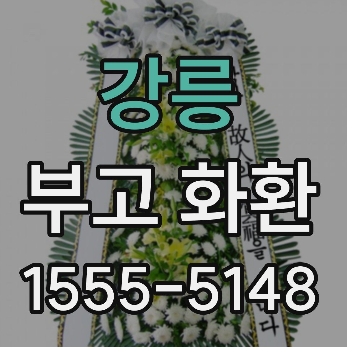 강릉 부고 화환