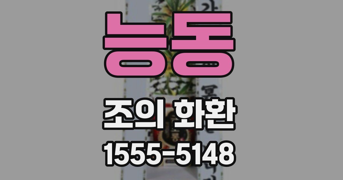 능동 조의 화환