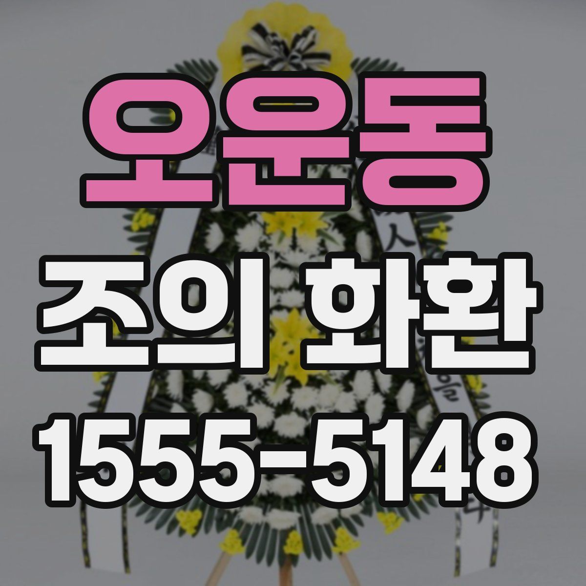 오운동 조의 화환