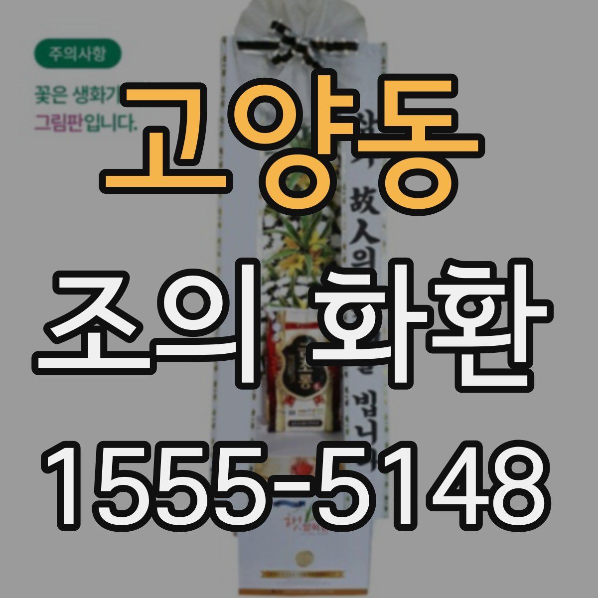 고양동 조의 화환