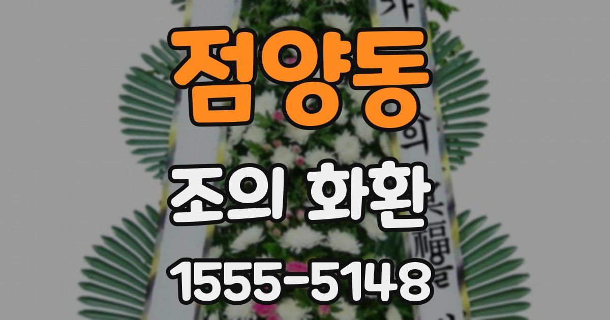 점양동 조의 화환