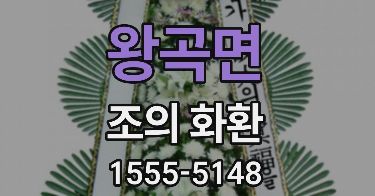 왕곡면 조의 화환