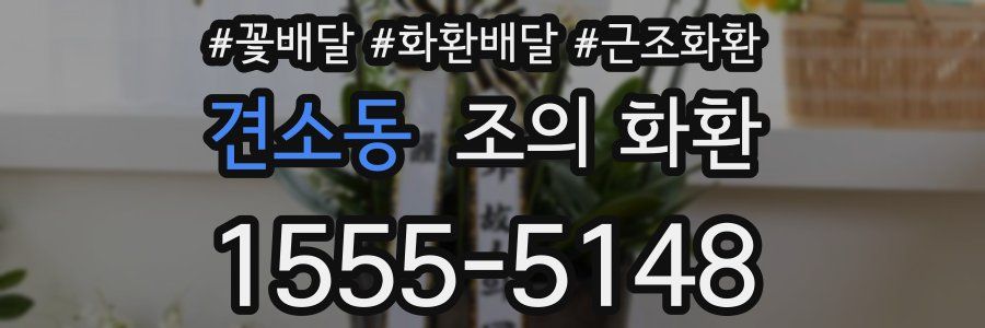 견소동 조의 화환