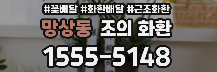 망상동 조의 화환
