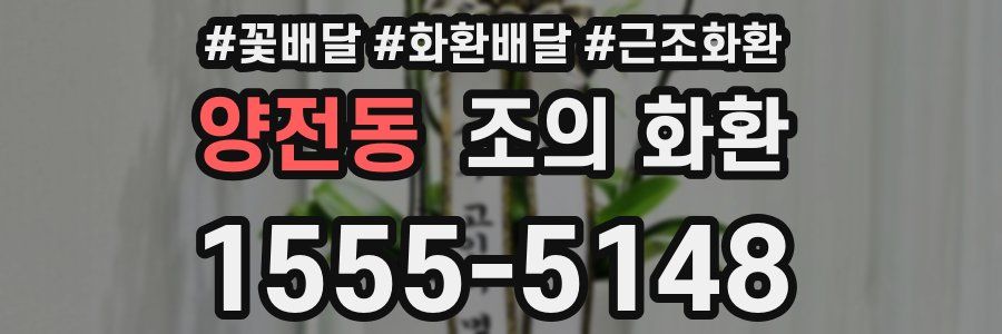 양전동 조의 화환