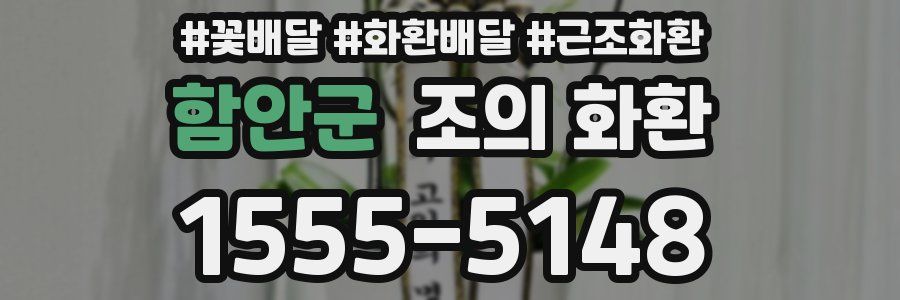함안군 조의 화환