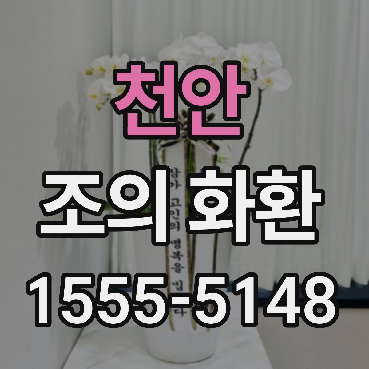 천안 조의 화환