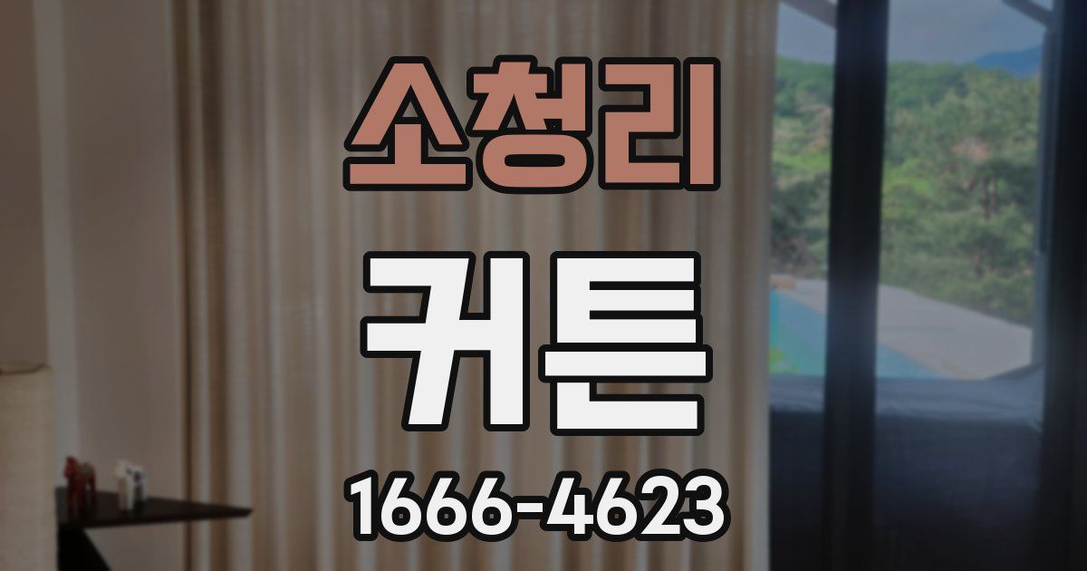 소청리 커튼