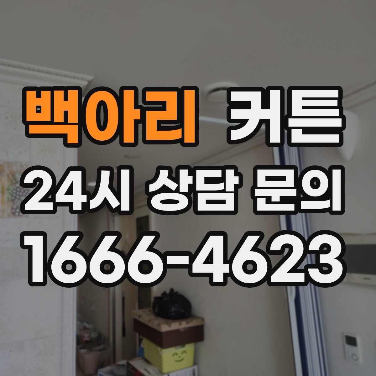 백아리 커튼
