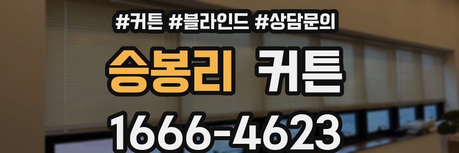 승봉리 커튼