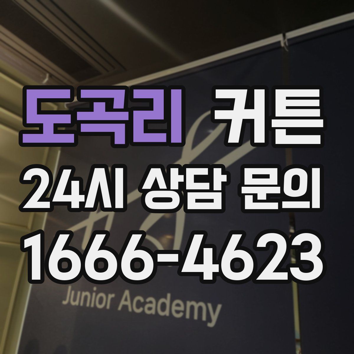 도곡리 커튼