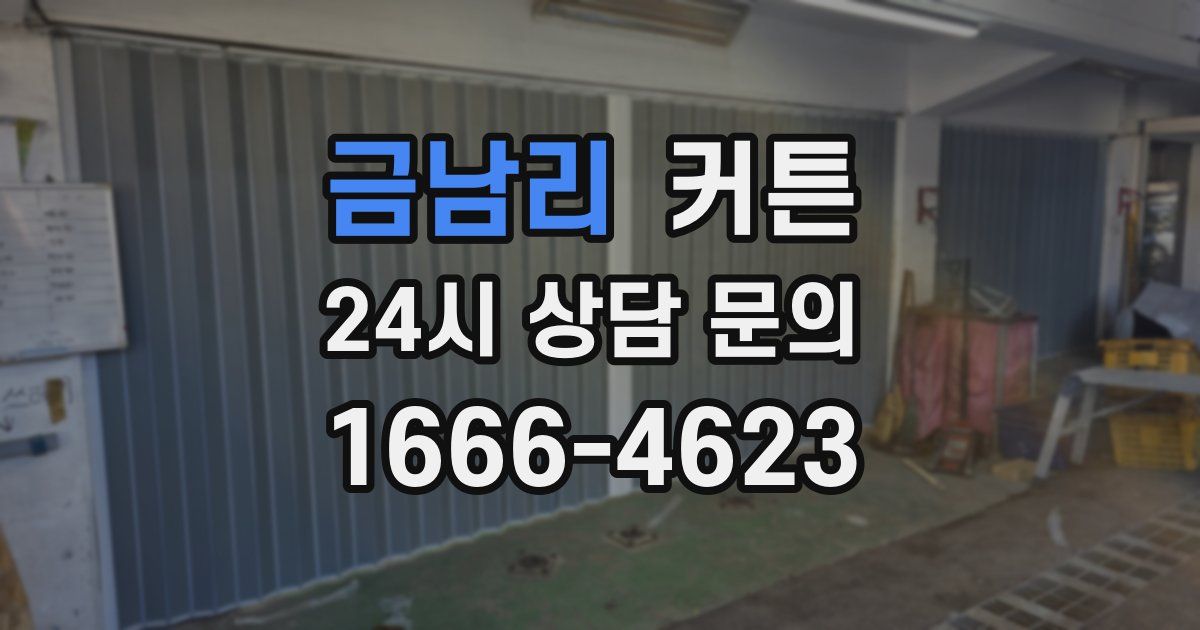 금남리 커튼