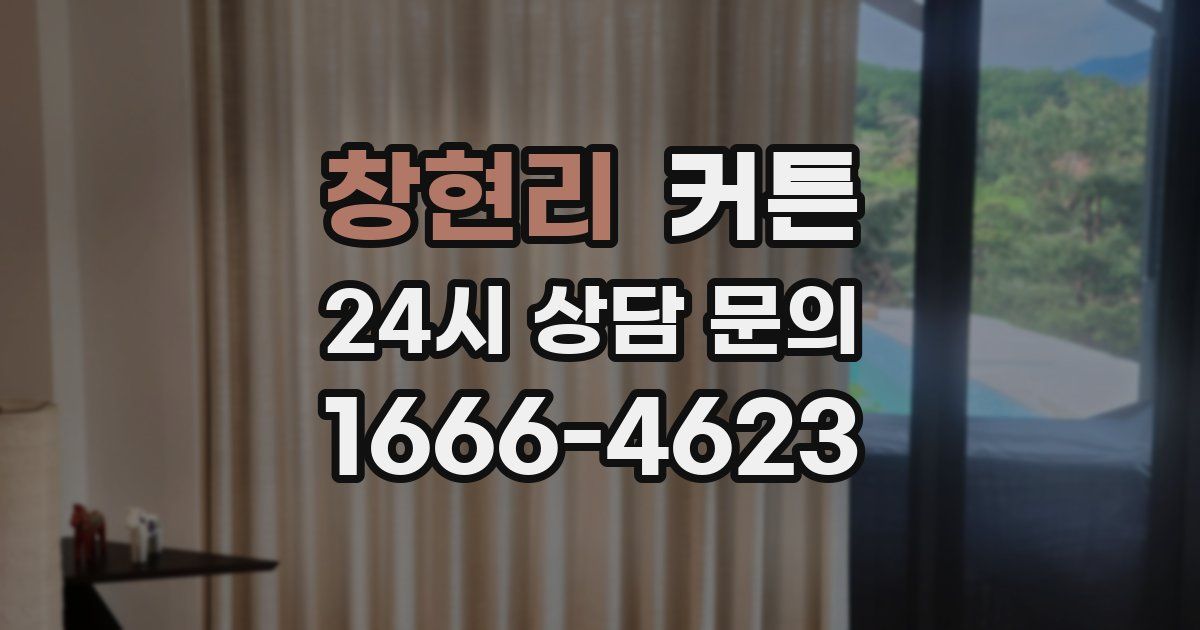 창현리 커튼