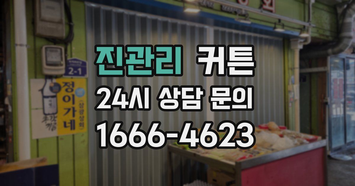 진관리 커튼