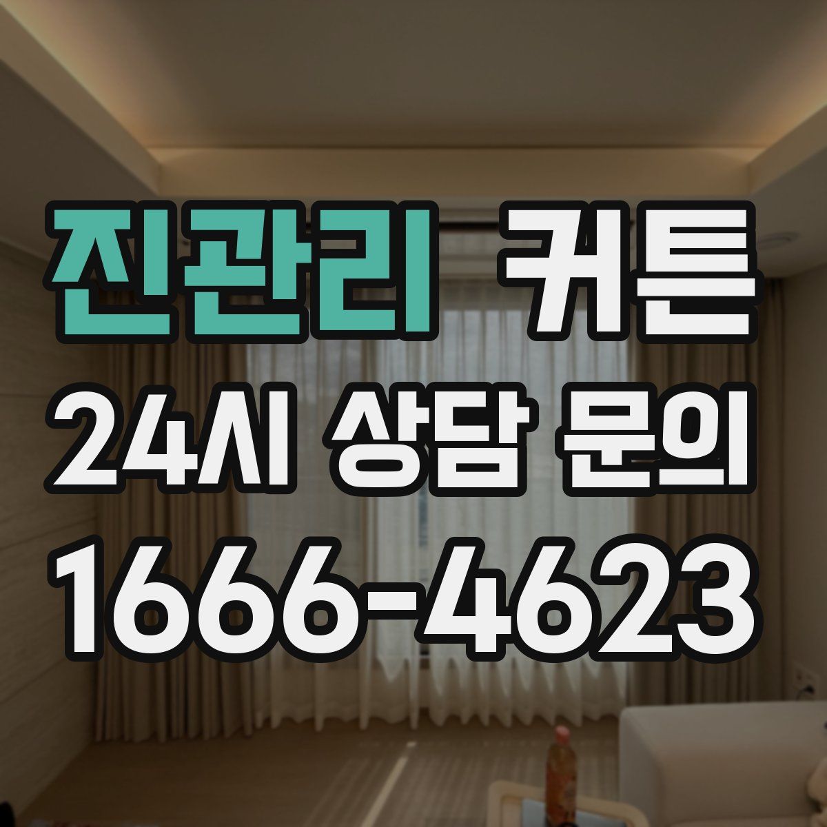 진관리 커튼