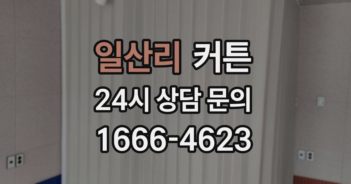 일산리 커튼