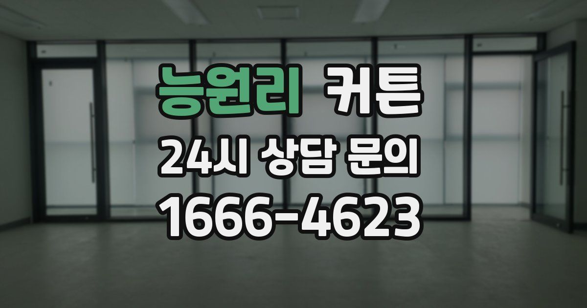 능원리 커튼