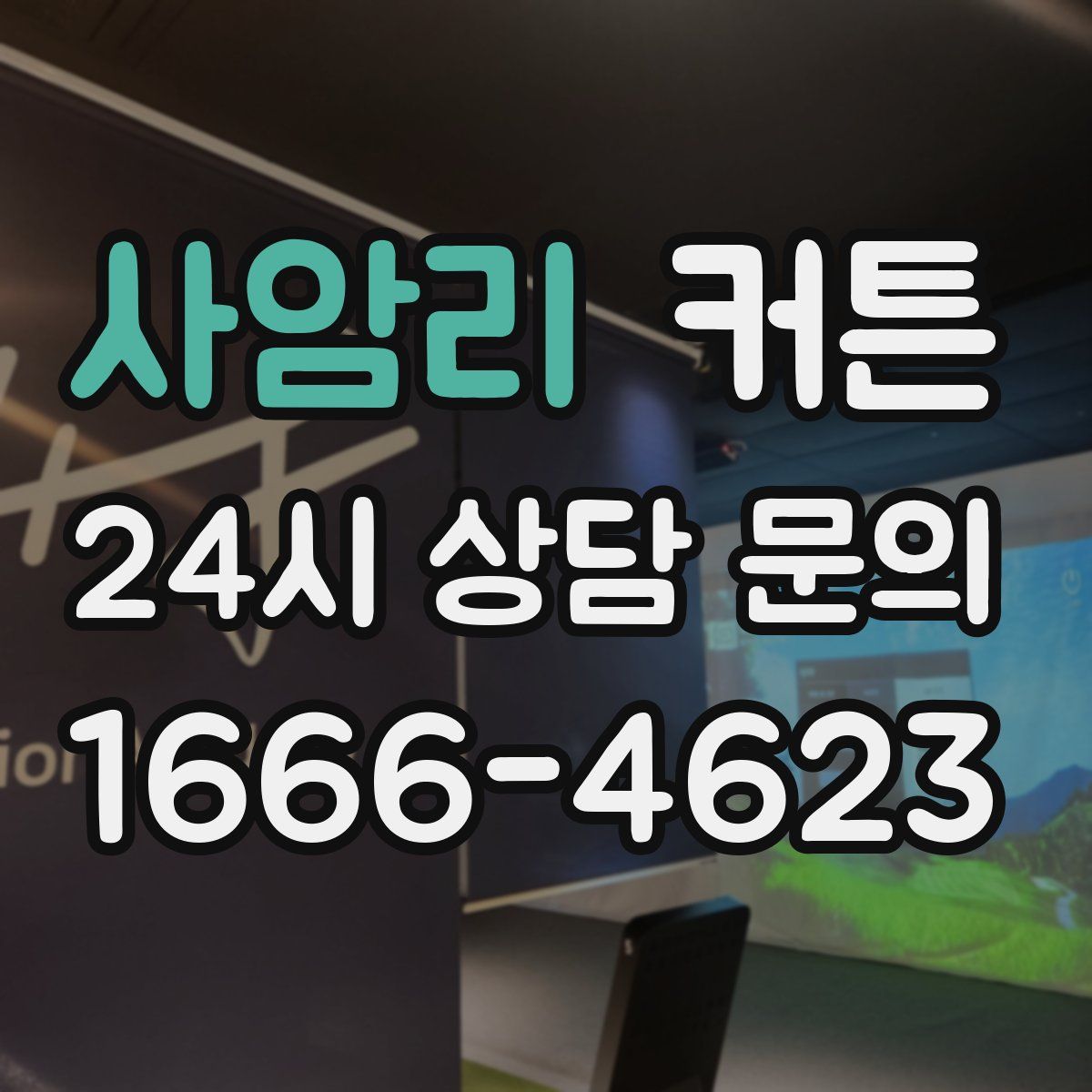 사암리 커튼