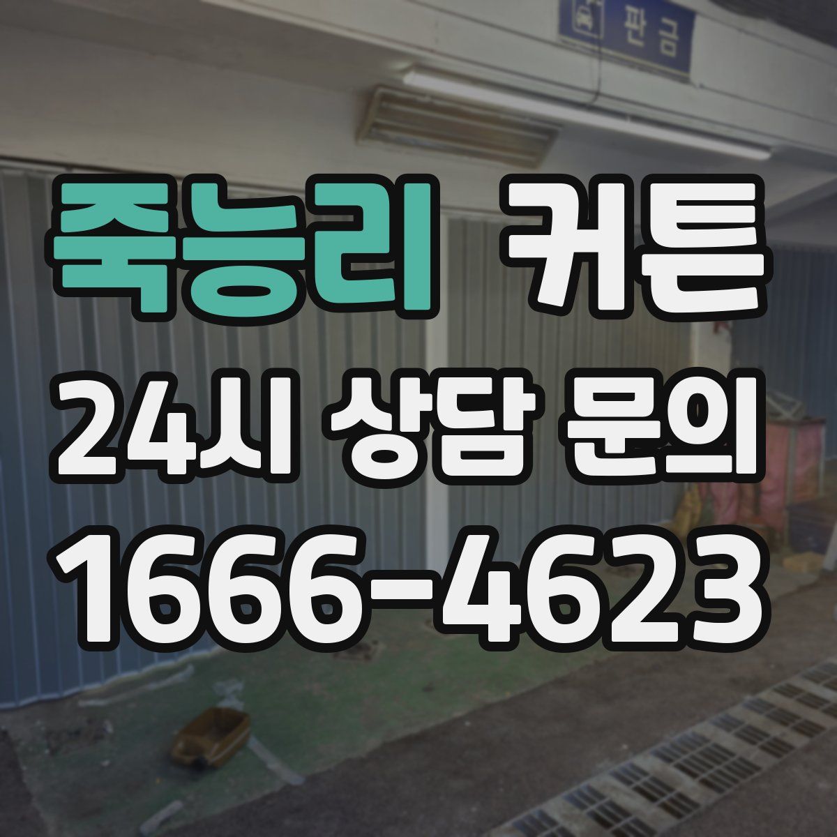 죽능리 커튼