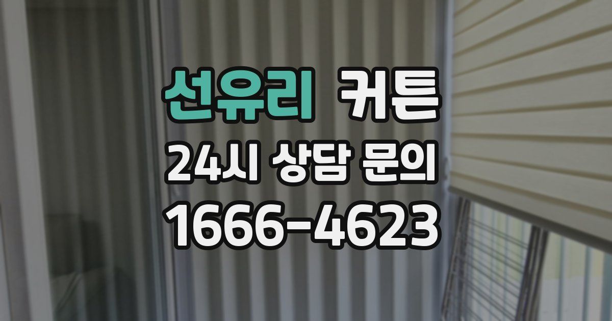 선유리 커튼