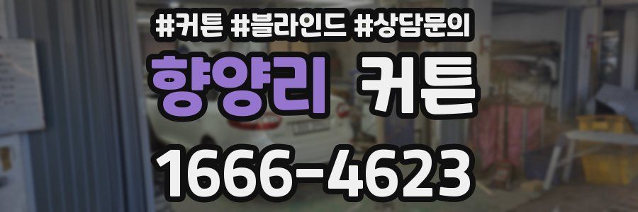 향양리 커튼