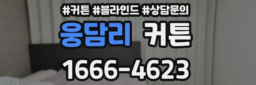 웅담리 커튼