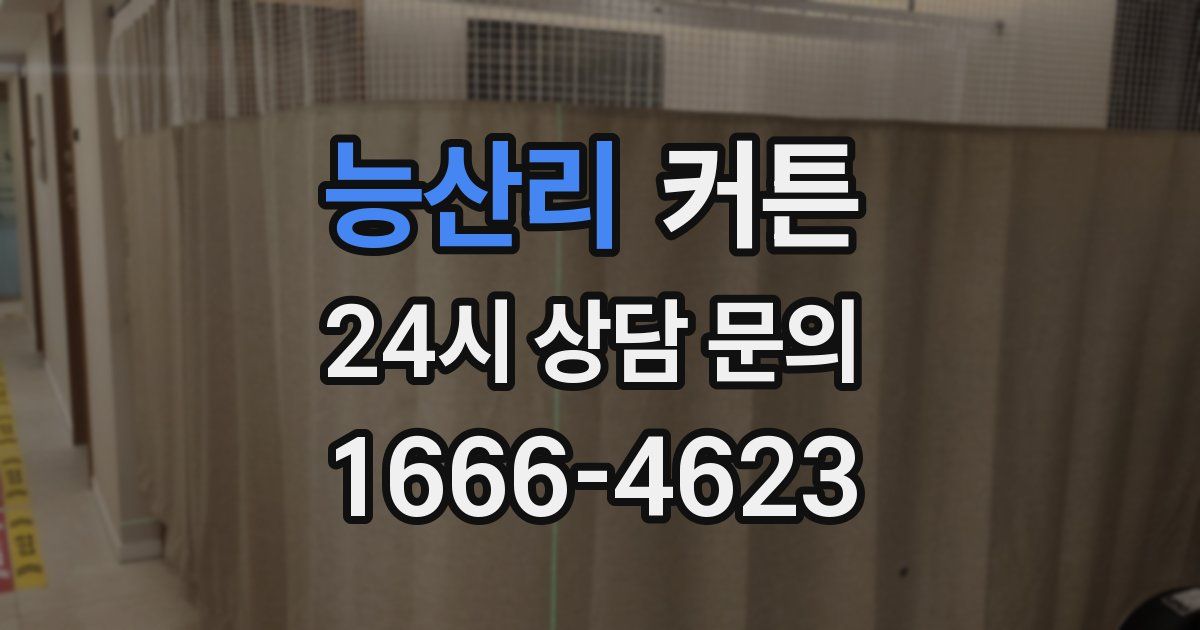 능산리 커튼