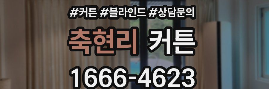 축현리 커튼