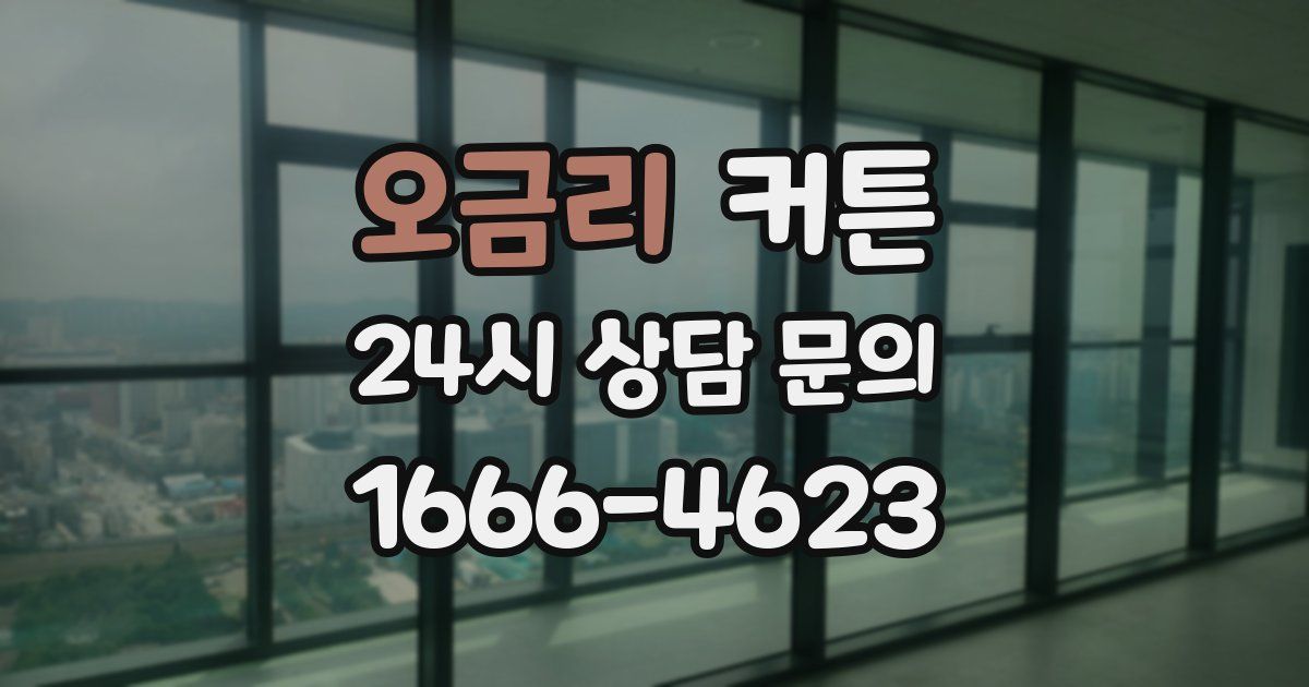 오금리 커튼