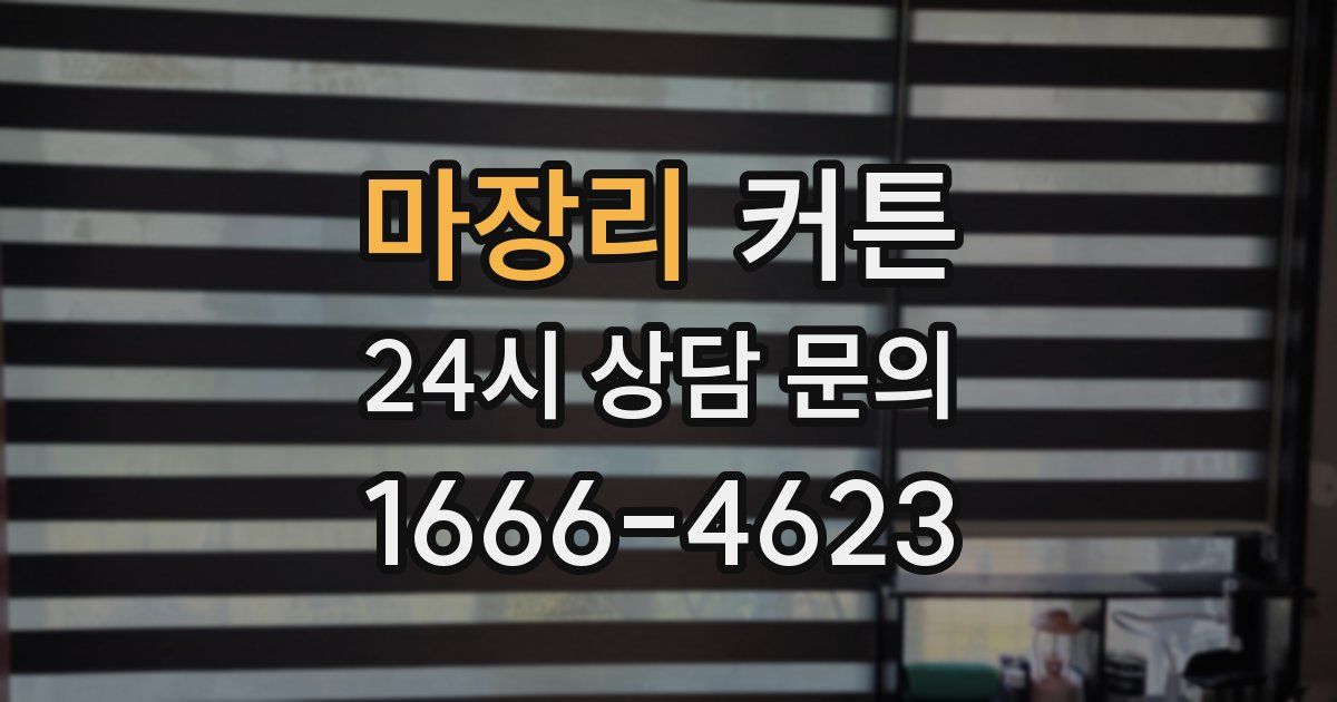 마장리 커튼