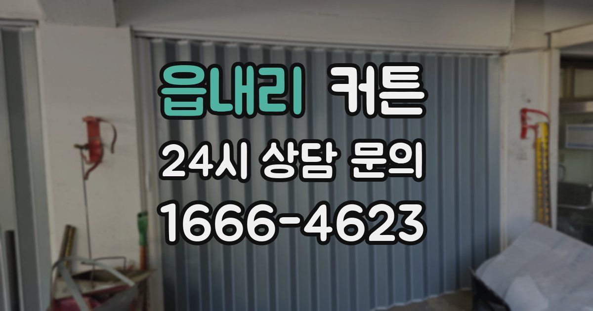 읍내리 커튼