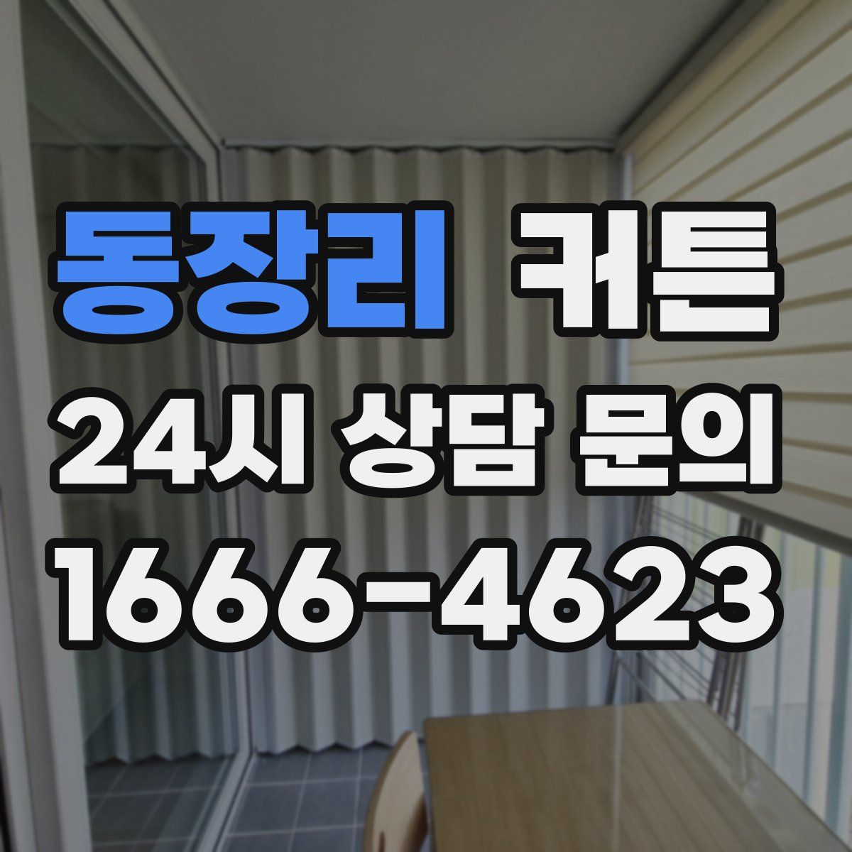 동장리 커튼
