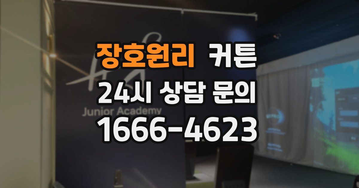 장호원리 커튼
