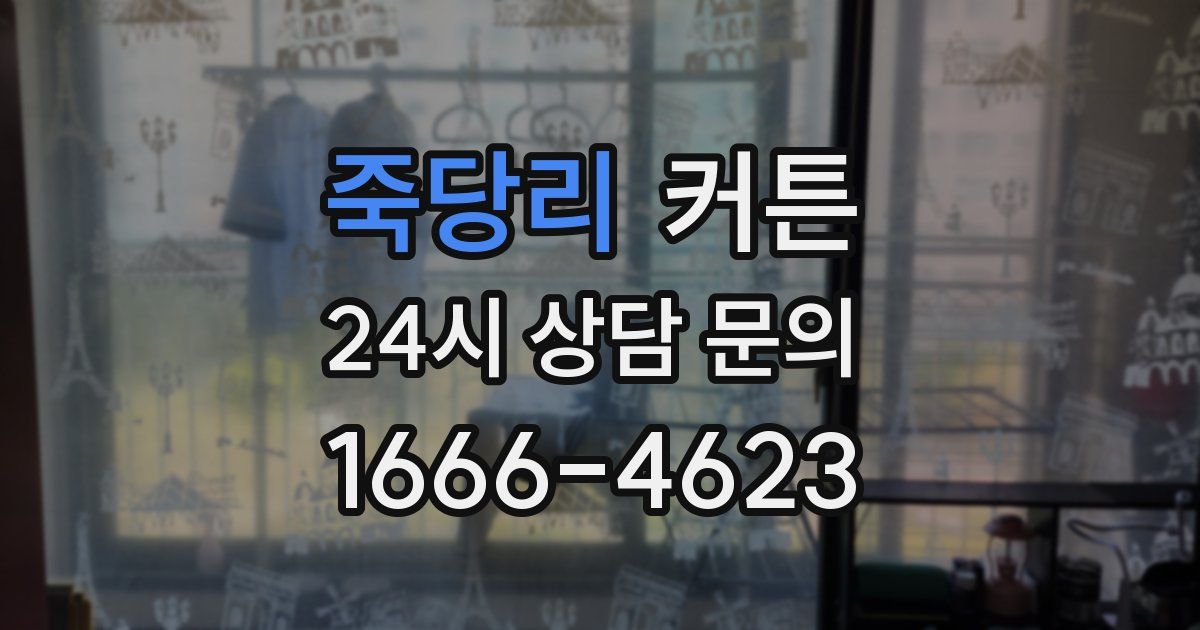 죽당리 커튼