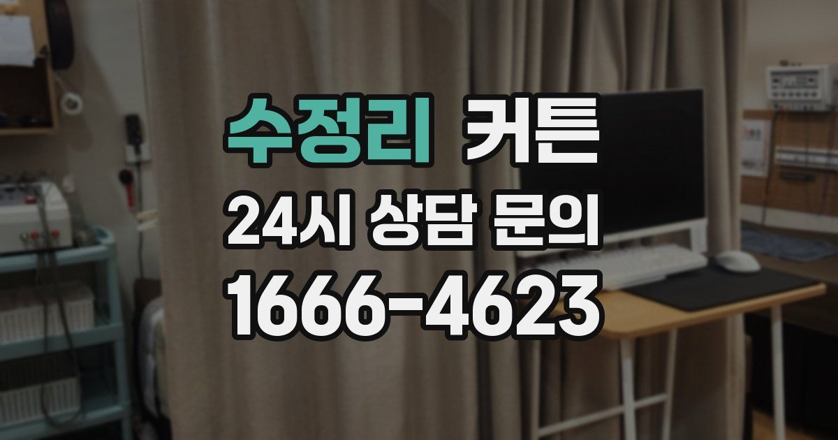 수정리 커튼