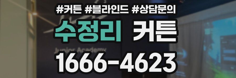 수정리 커튼